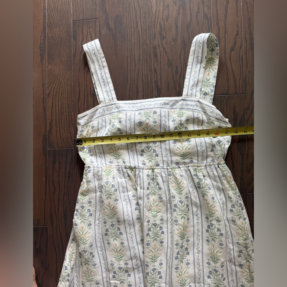Spartina 449 Linen Midi Dress Size Medium - Picture 13 of 14